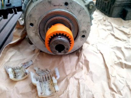 Ersatzkupplung an der Motorwelle aus TPU-Material