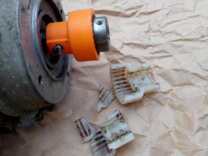 Ersatzkupplung an der Motorwelle aus TPU-Material