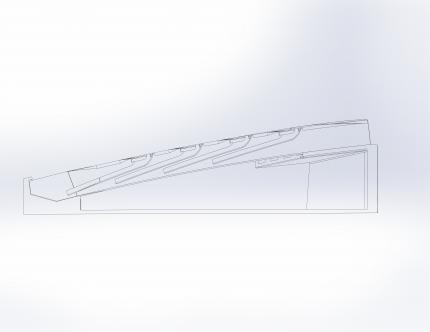 V6 Motorabdeckung Säcke- Schnitt
