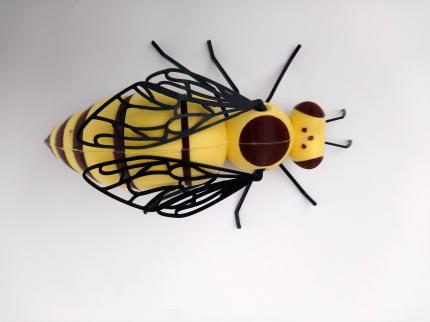 Bienenkönigin von oben