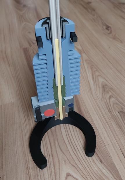 Hotend-Modell mit Ständer